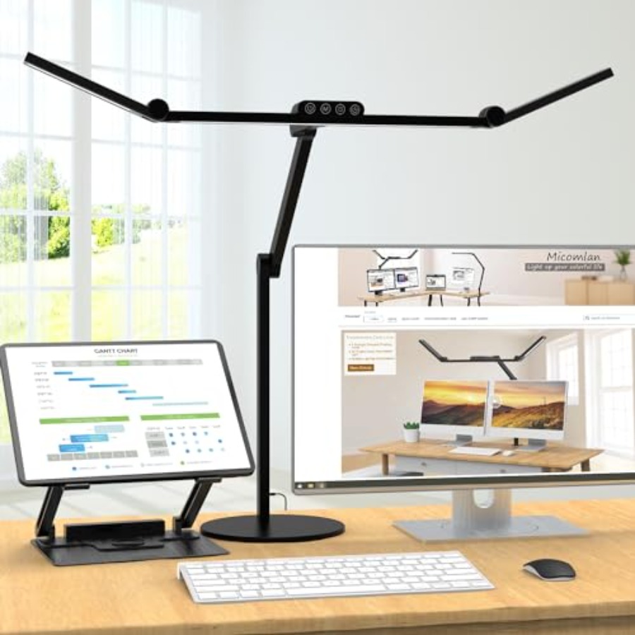 Home Office Desk - 분위기 조명 기능이 있는 건축가용 책상