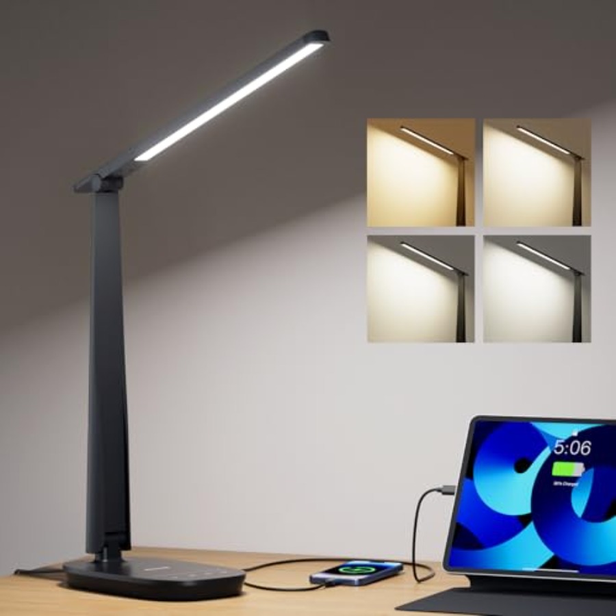 Home Office Desk - 홈 오피스용 LED 데스크 램프, 눈
