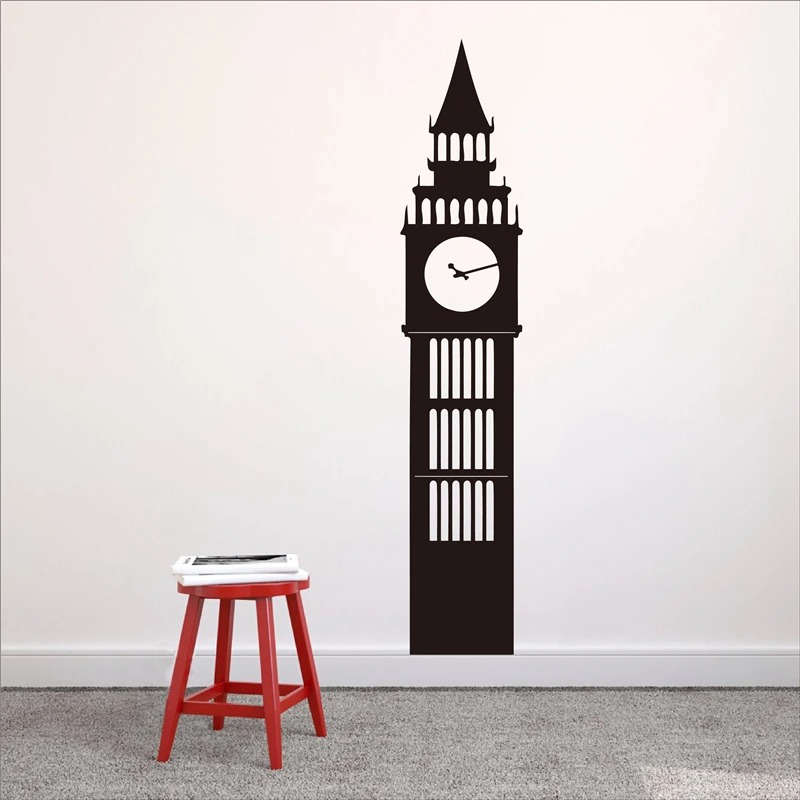 Home Office London - 런던 빅벤 시계 벽 데칼 비닐