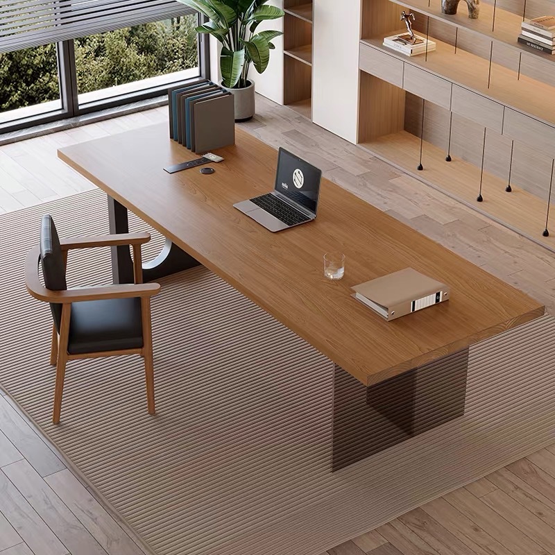 Home Office Desk - 이탈리아 아크릴 플로팅 목재 사무실 책상