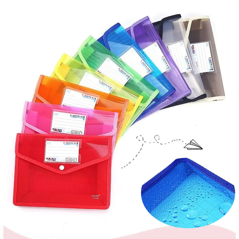 1-10PCS 방수 A4 A5 스냅 버튼 파일 폴더 학 - File Cabinet Drawer 리뷰 및 가격