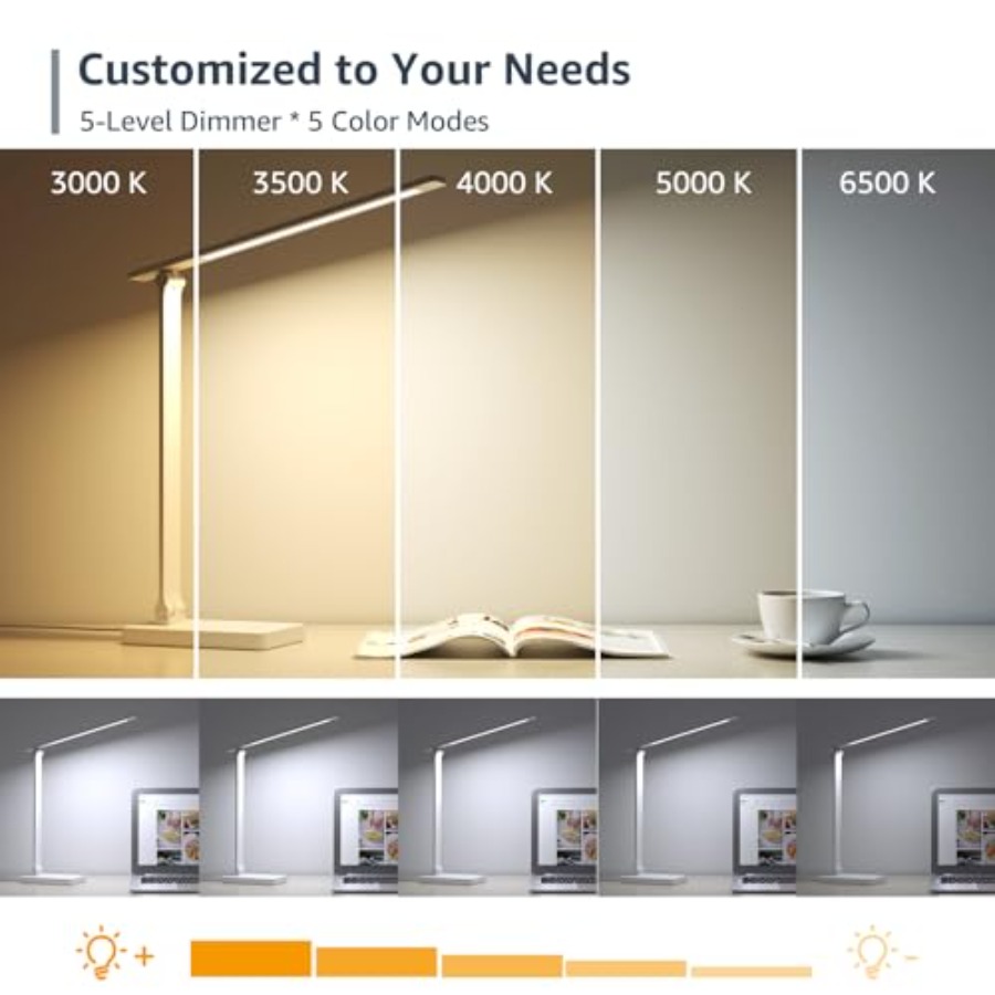 LED 책상 램프, 금속 데스크 라이트 9.5W 800 - Home Office Desk 리뷰 및 가격