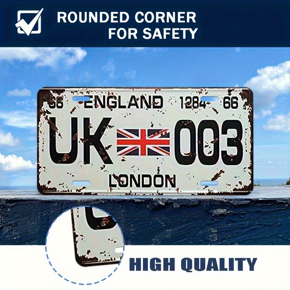 빈티지 런던 영국 번호판 알루미늄 사인 - 11.81인 - Home Office London 리뷰 및 가격