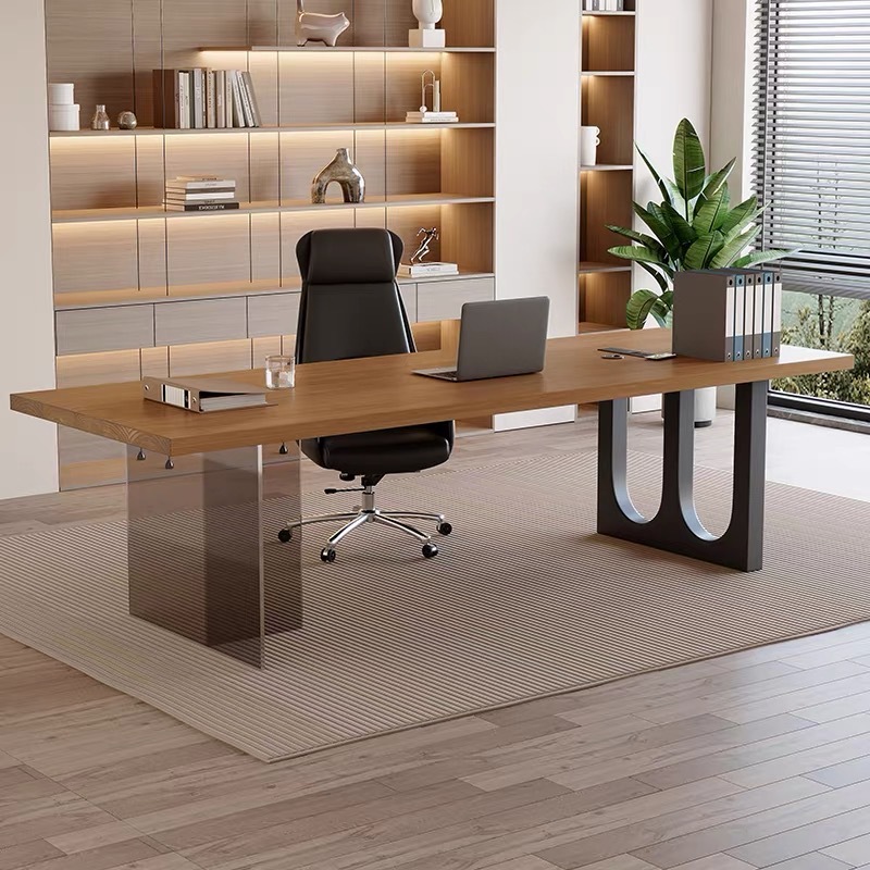 이탈리아 아크릴 플로팅 목재 사무실 책상 현대적인 심플 - Home Office Desk 리뷰 및 가격